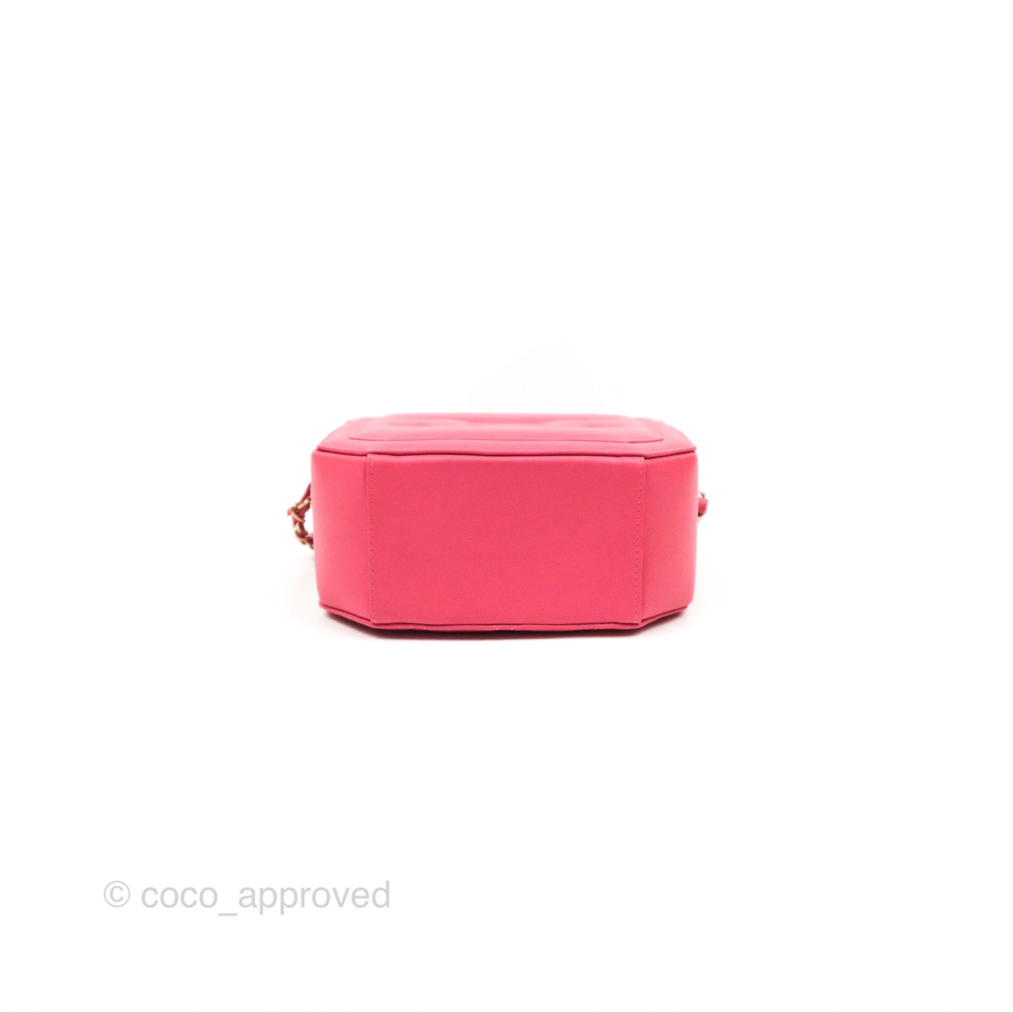Chanel Lambskin CC Octagon Camera Case Pink