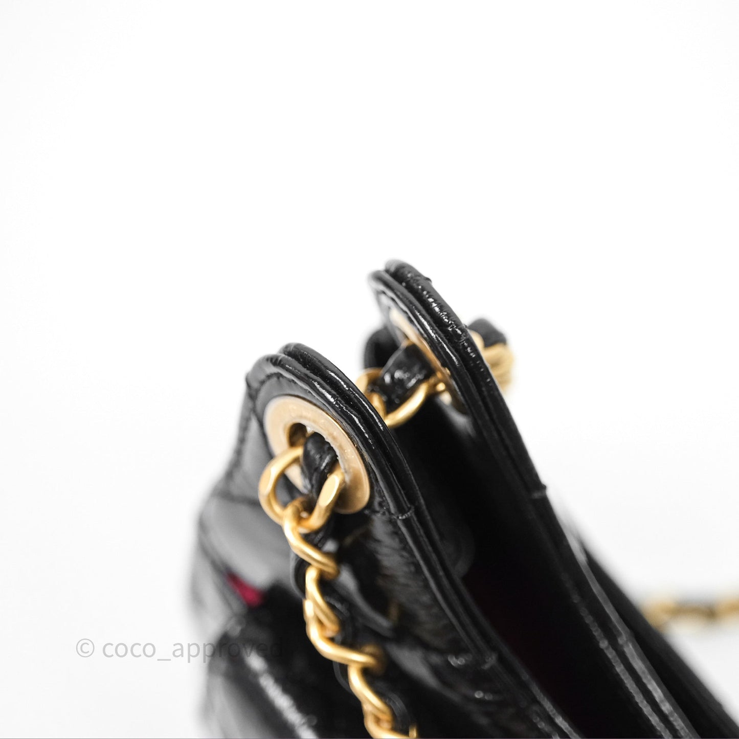 Chanel Small Wavy CC Hobo Black Shiny Crumpled Calfskin Aged Gold Hardware