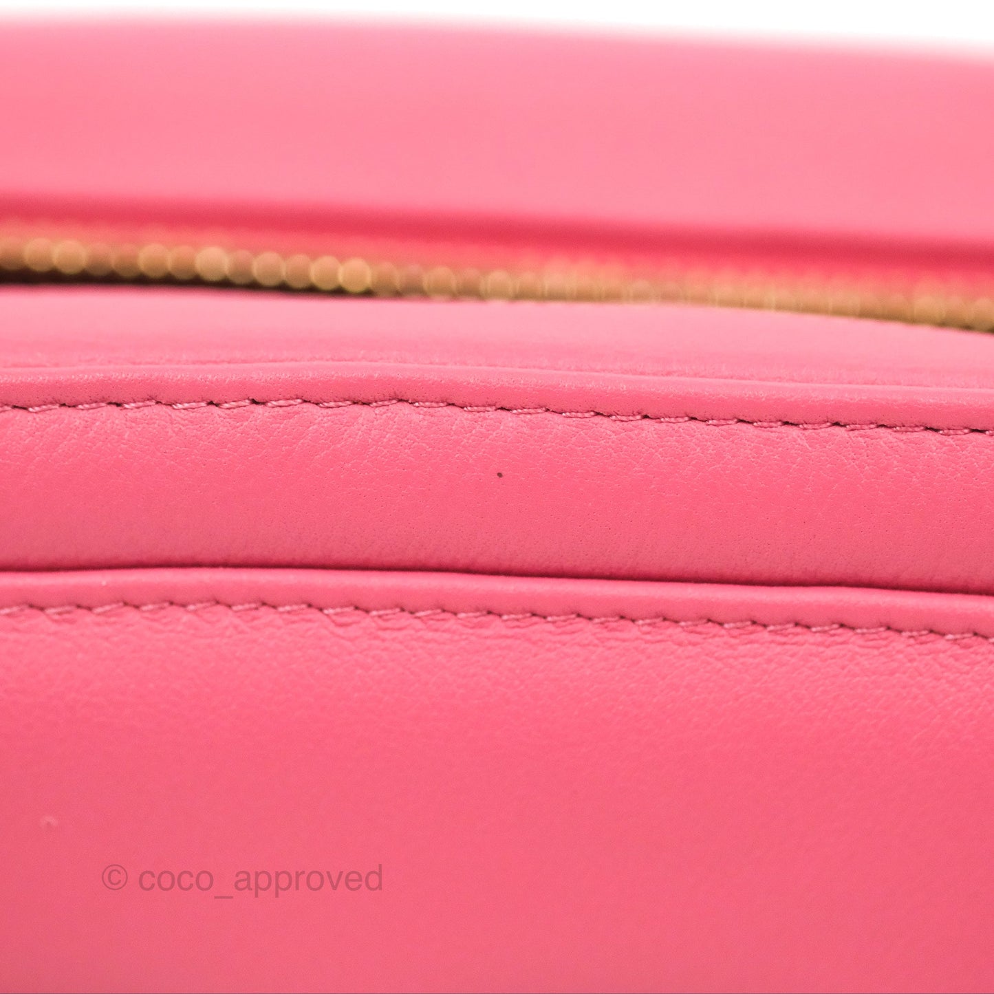 Chanel Lambskin CC Octagon Camera Case Pink