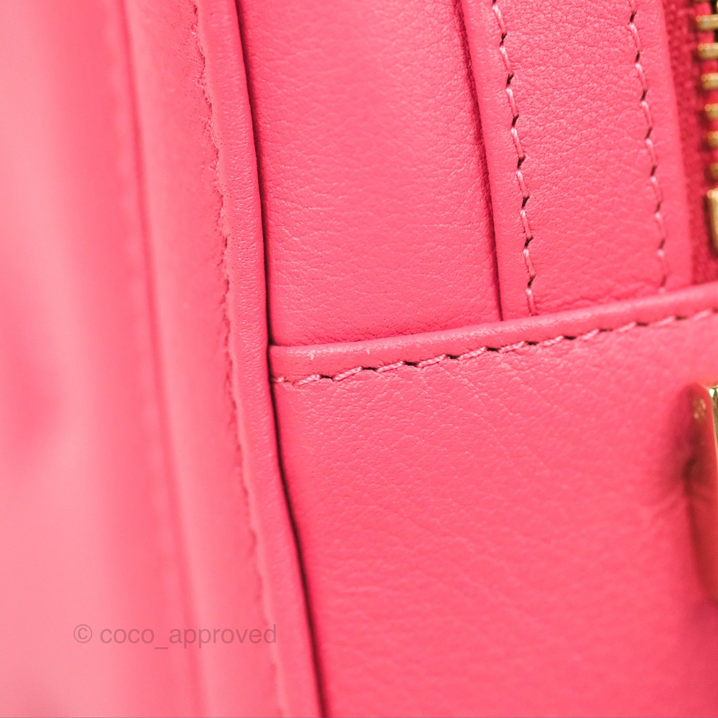 Chanel Lambskin CC Octagon Camera Case Pink