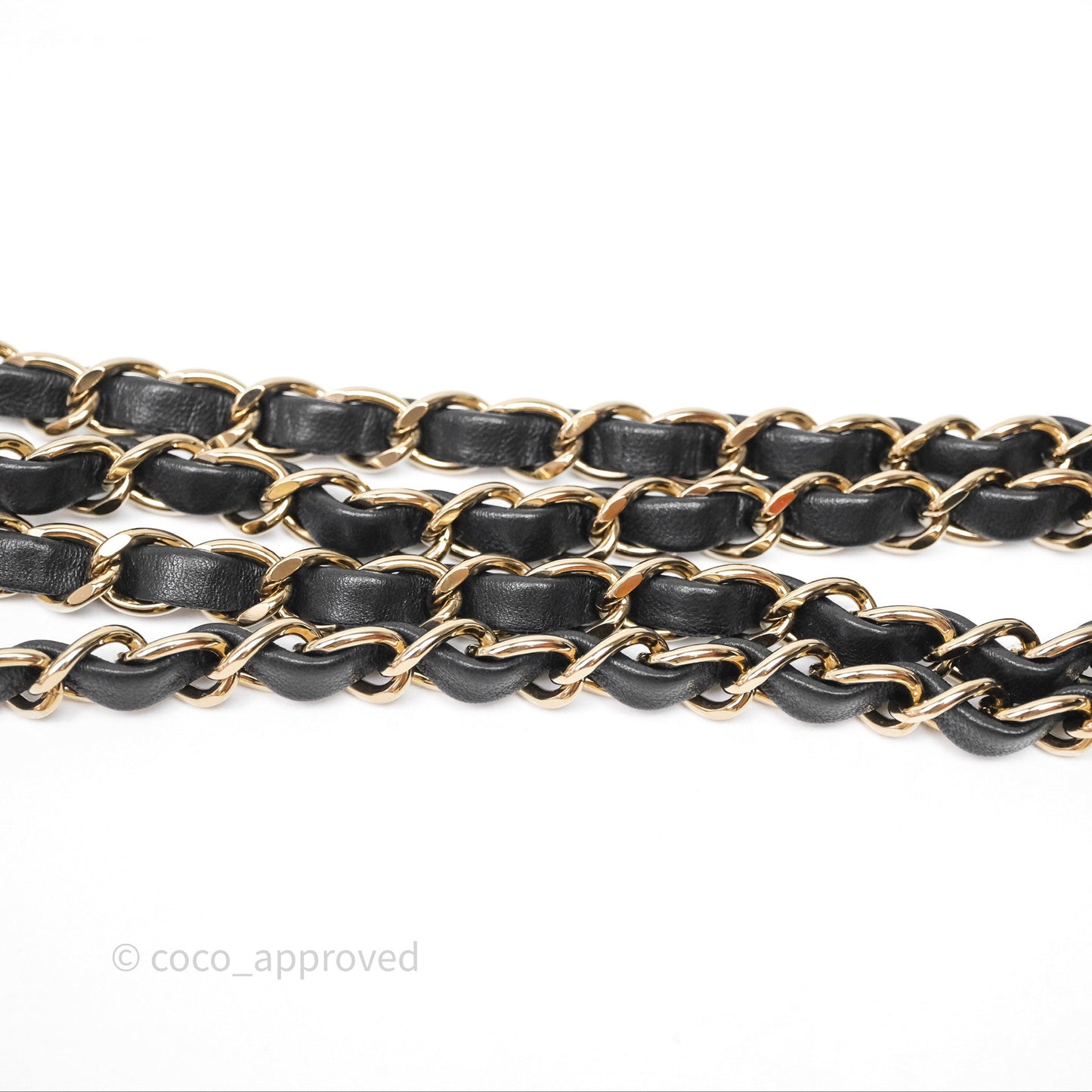 Chanel Mini Square Black Lambskin Gold Hardware