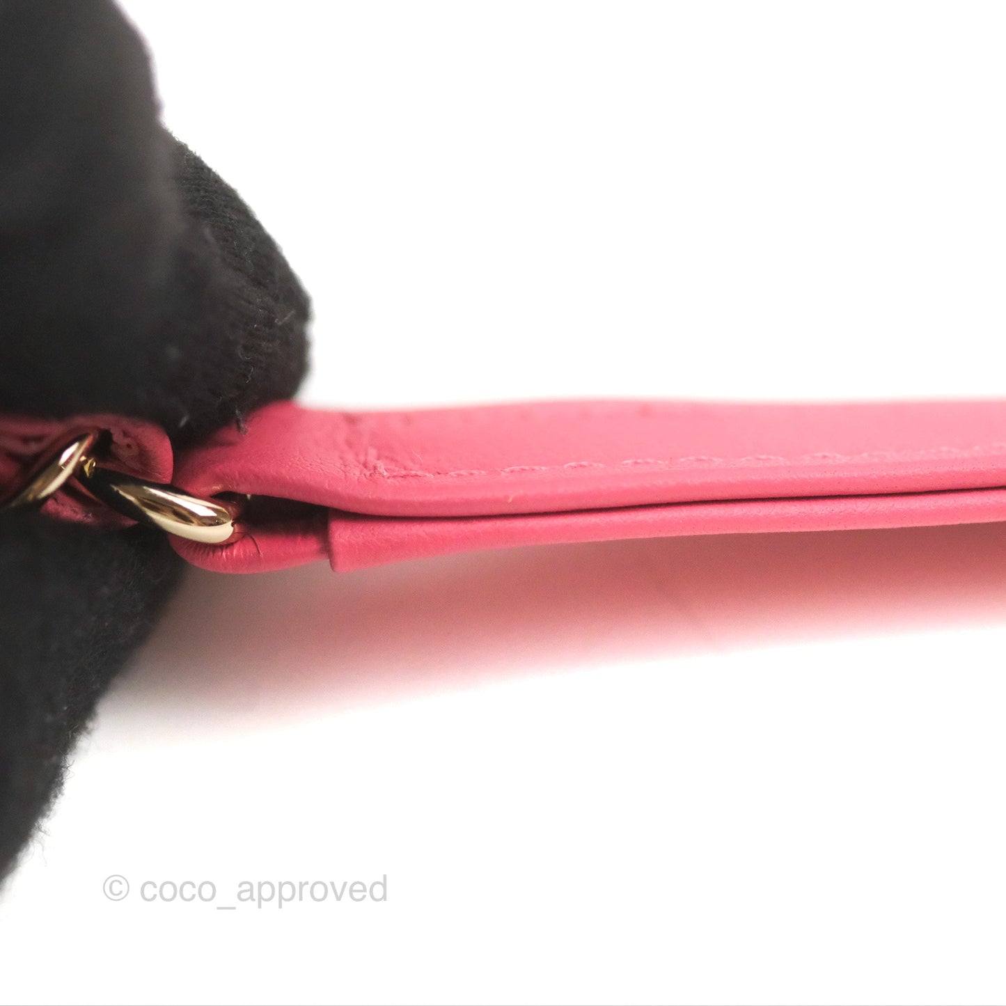 Chanel Lambskin CC Octagon Camera Case Pink
