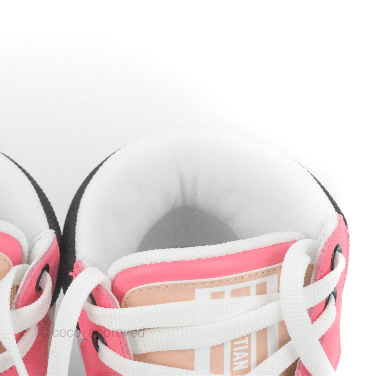 Christian Dior D-player Pink Calfskin Sneaker Size 36.5