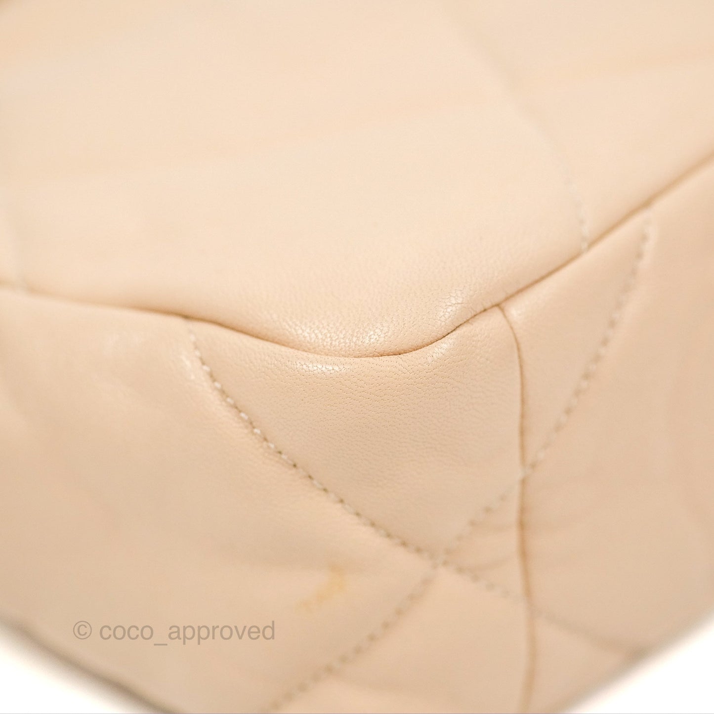 Chanel 19 Small Beige Mixed Hardware