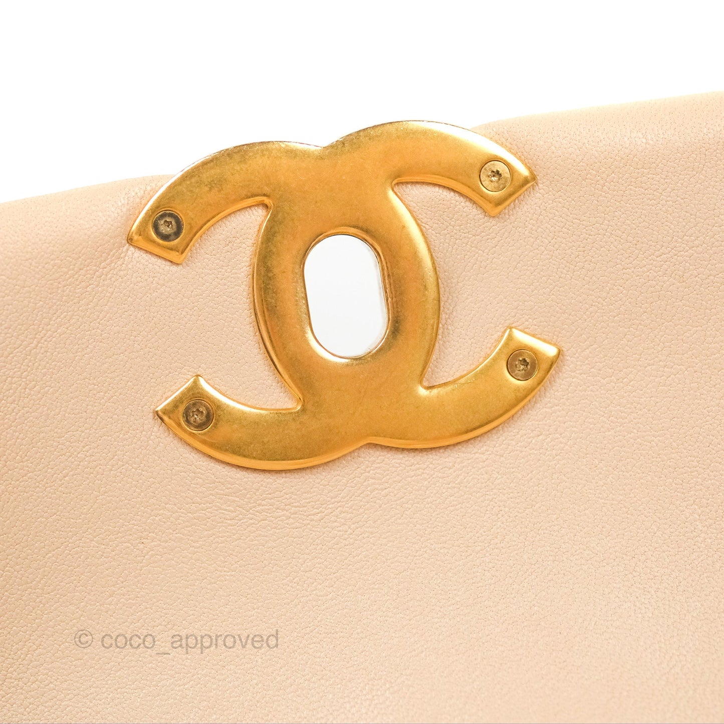 Chanel 19 Small Beige Mixed Hardware