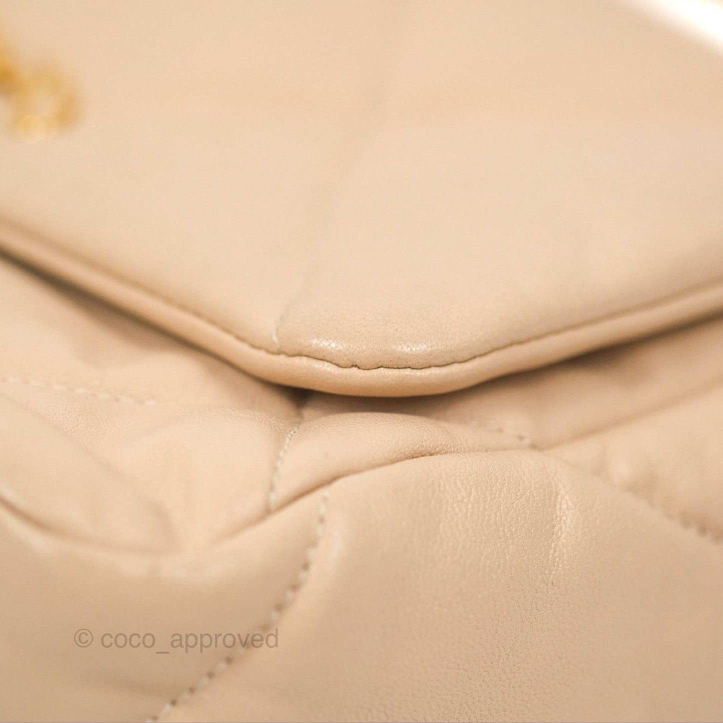 Chanel 19 Small Beige Mixed Hardware