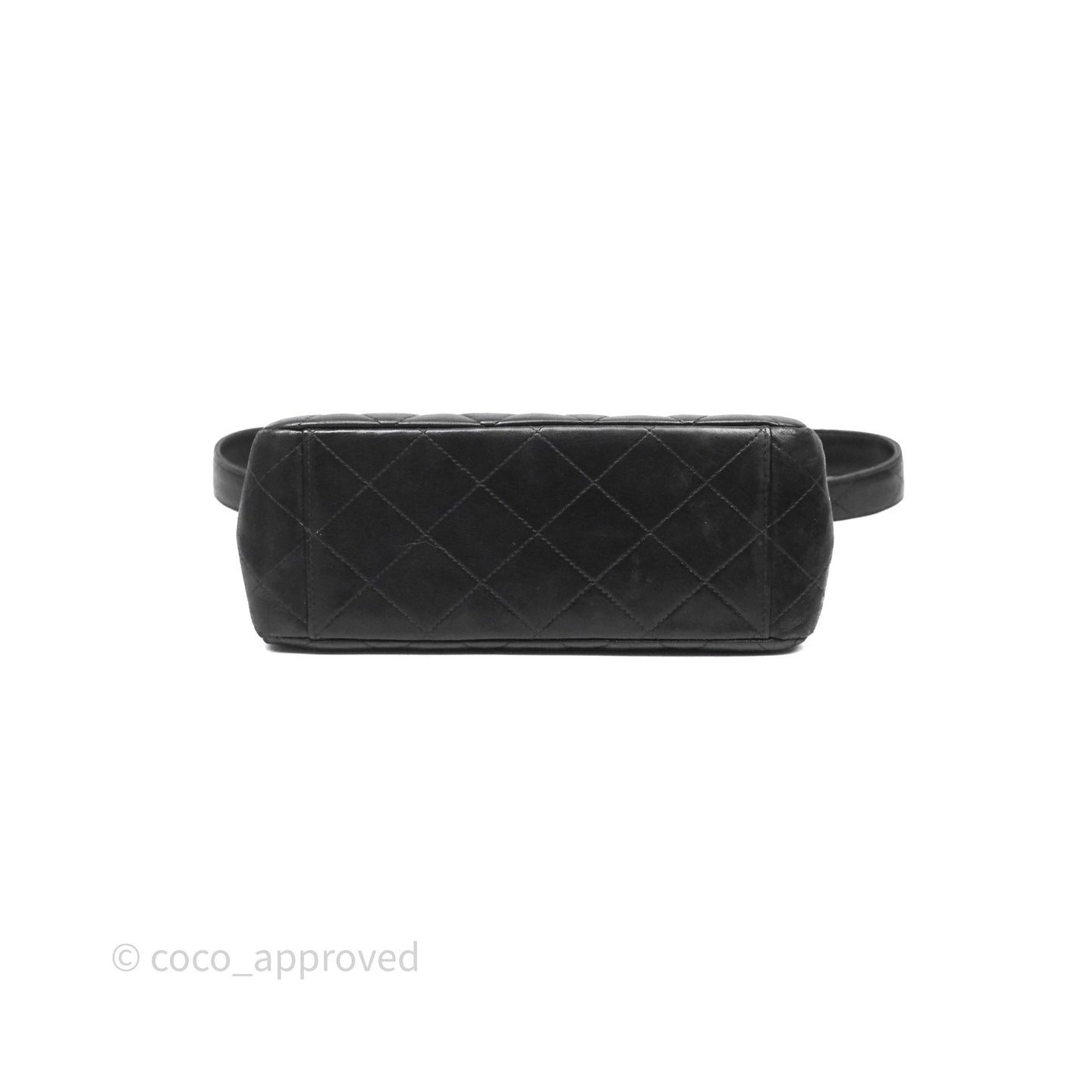 Chanel Vintage Black Lambskin Flap Bag 24K Gold Hardware