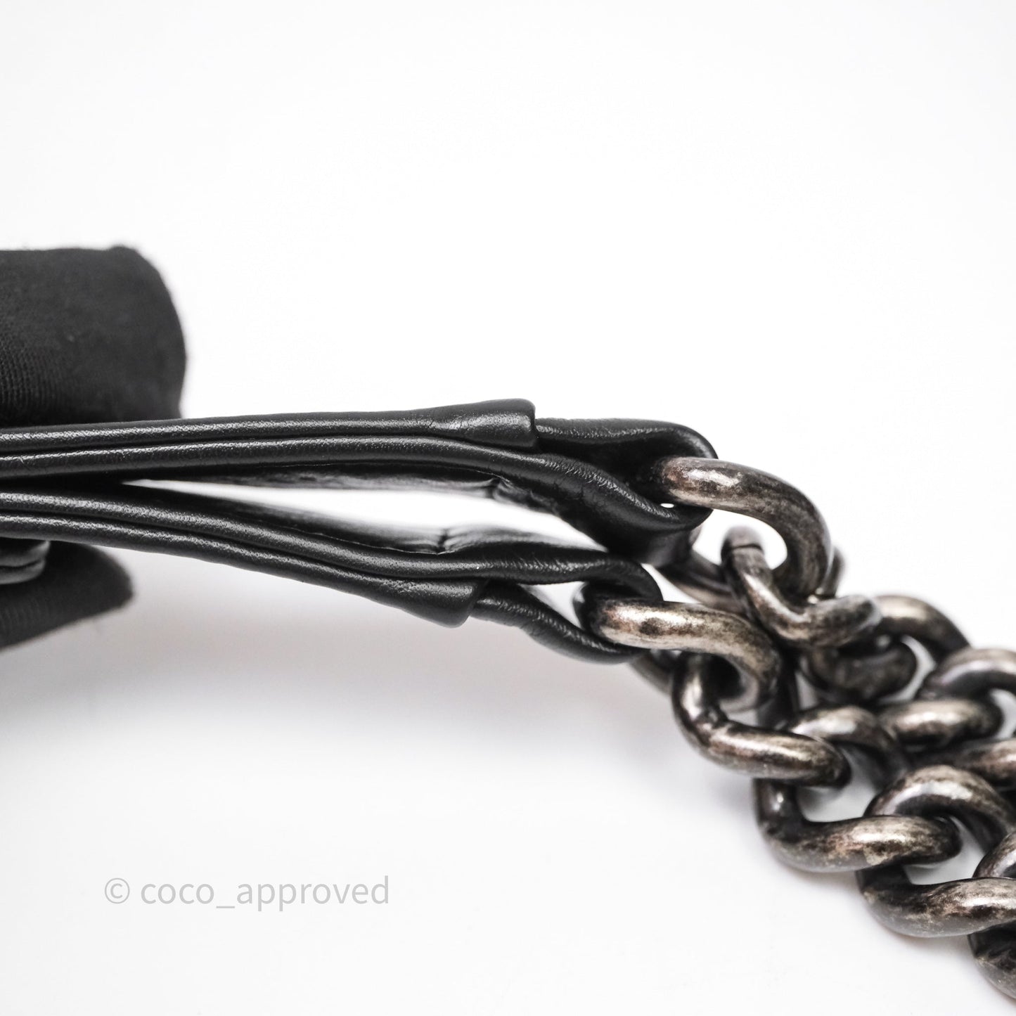 Chanel Quilted Medium Boy Black Lambskin Ruthenium Hardware