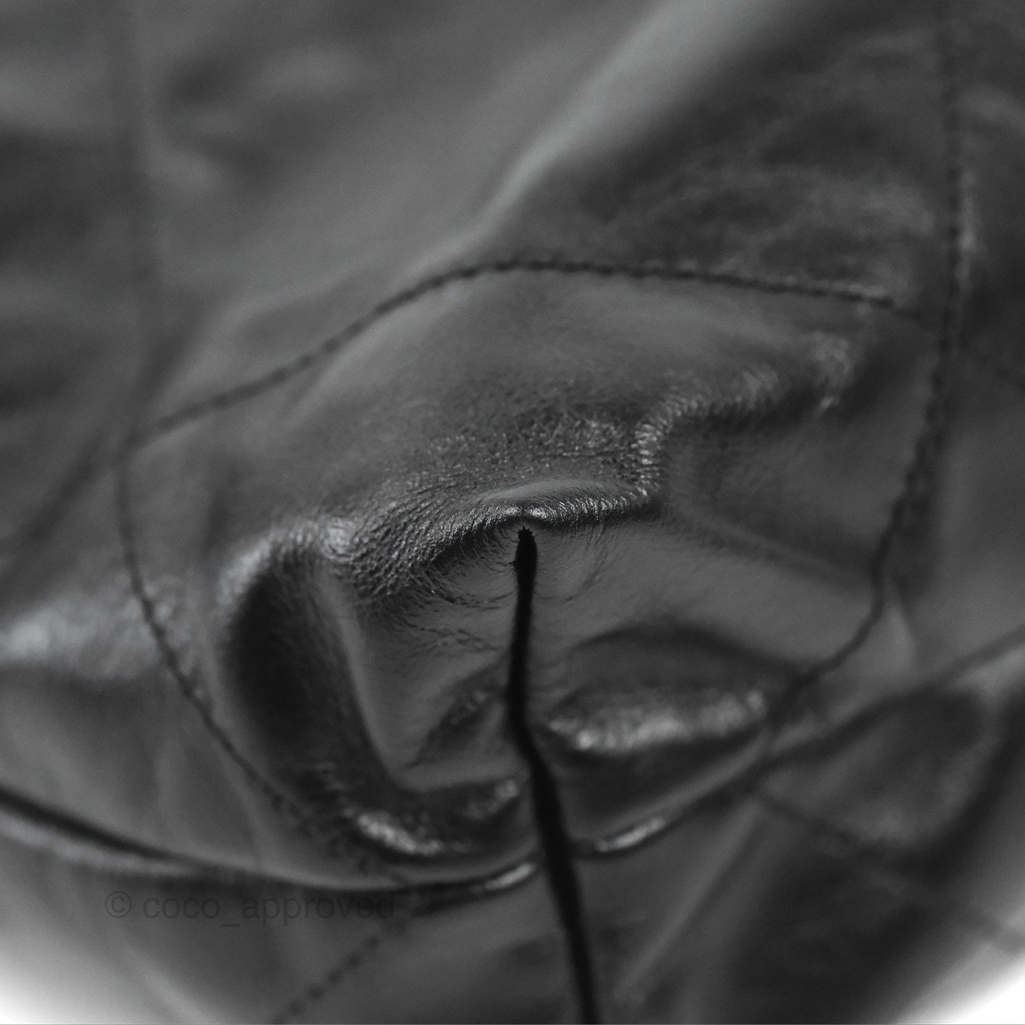 Chanel 22 Small Black Shiny Calfskin Matte Silver Hardware