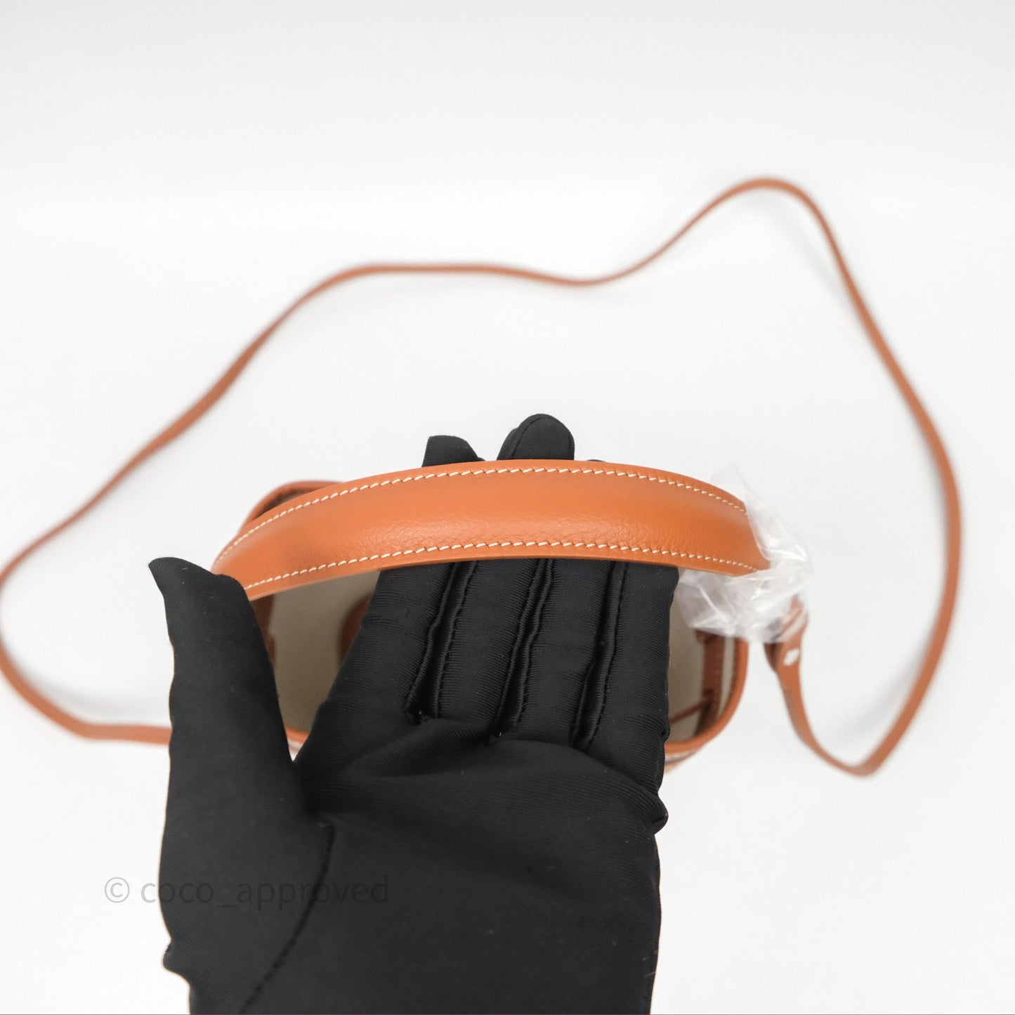 Goyard Petit Flot Mini Bucket Bag Black & Tan