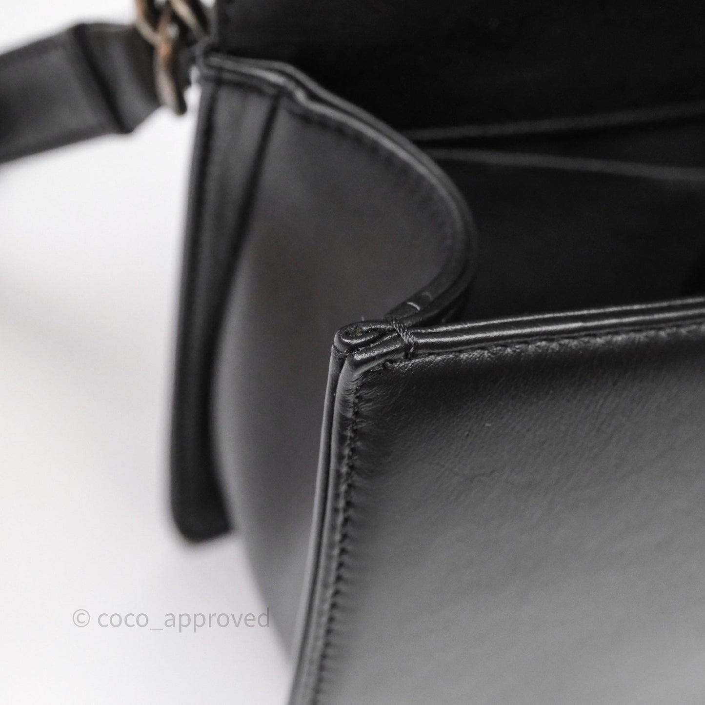 Chanel Quilted Medium Boy Black Lambskin Ruthenium Hardware