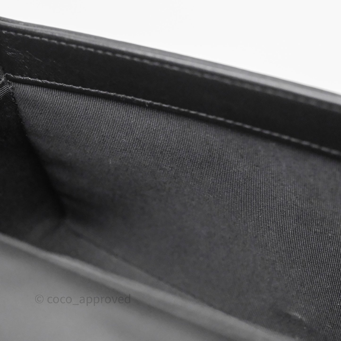 Chanel Quilted Medium Boy Black Lambskin Ruthenium Hardware