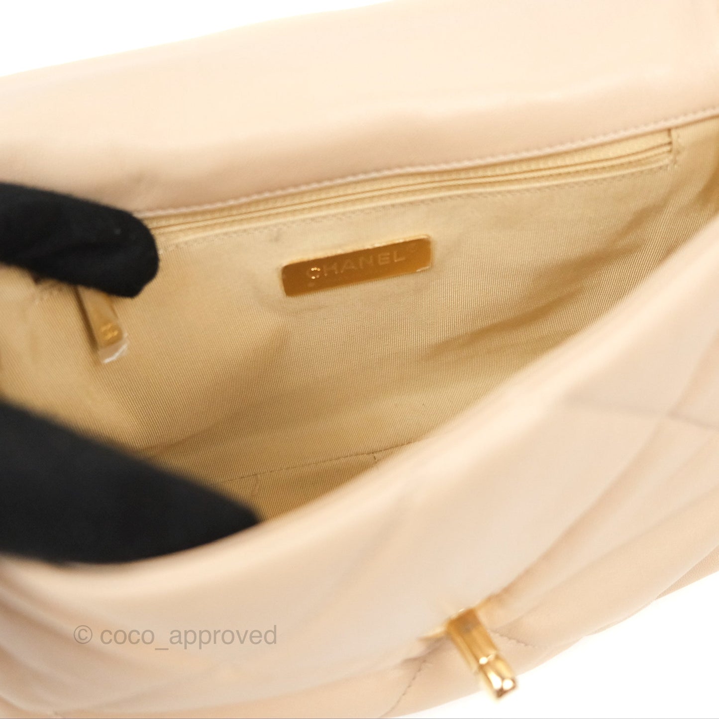 Chanel 19 Small Beige Mixed Hardware