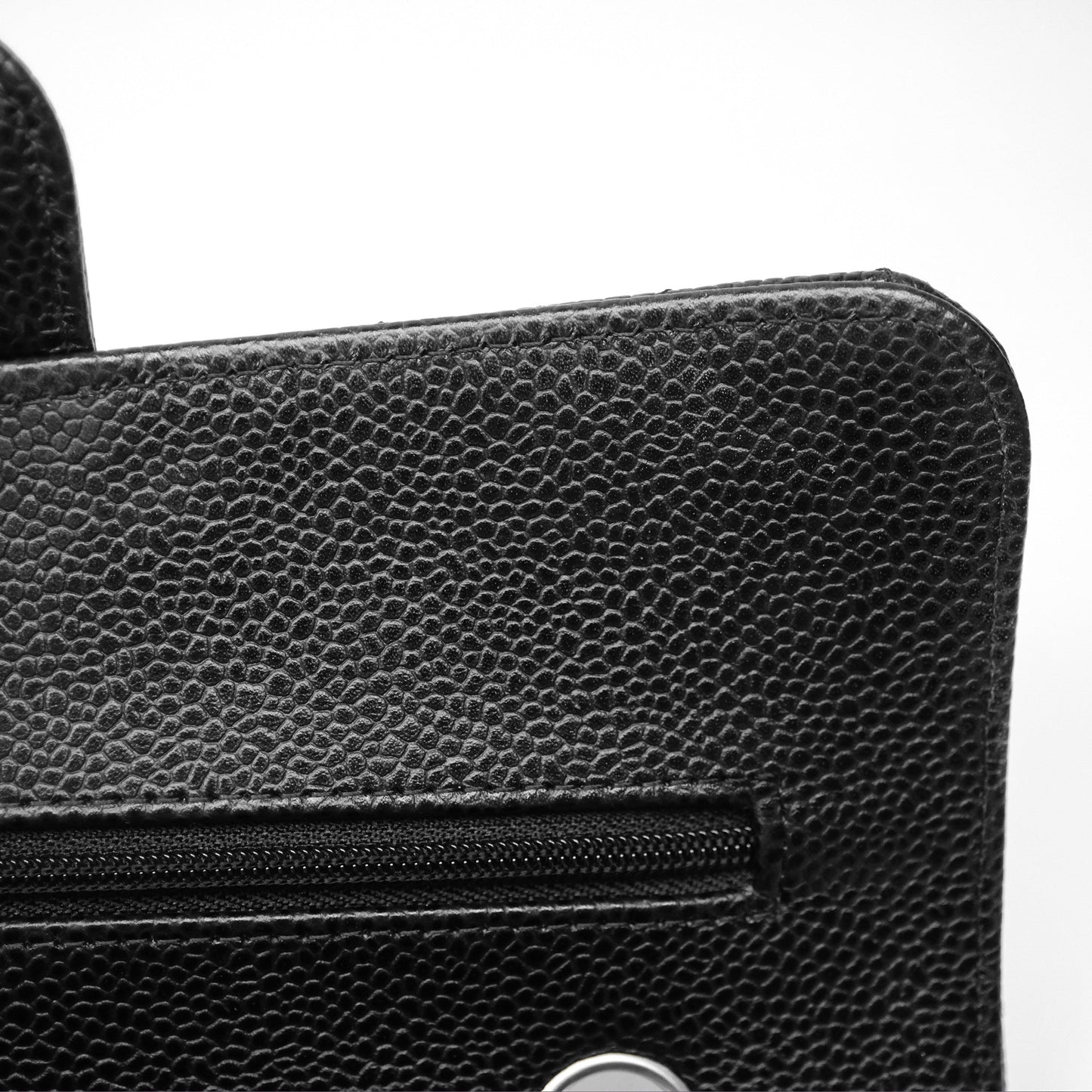 Chanel Small Classic Flap Quilted Black Caviar Silver Hardware
