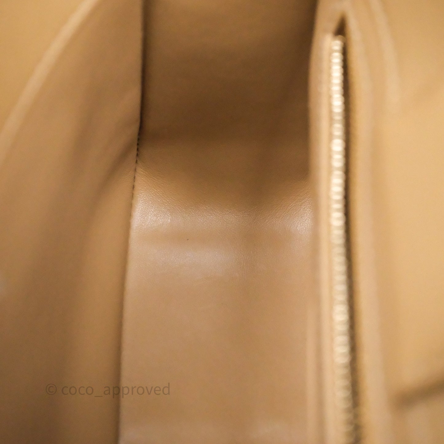 Chanel Quilted Hobo Tote Bag Beige Aged Gold Hardware