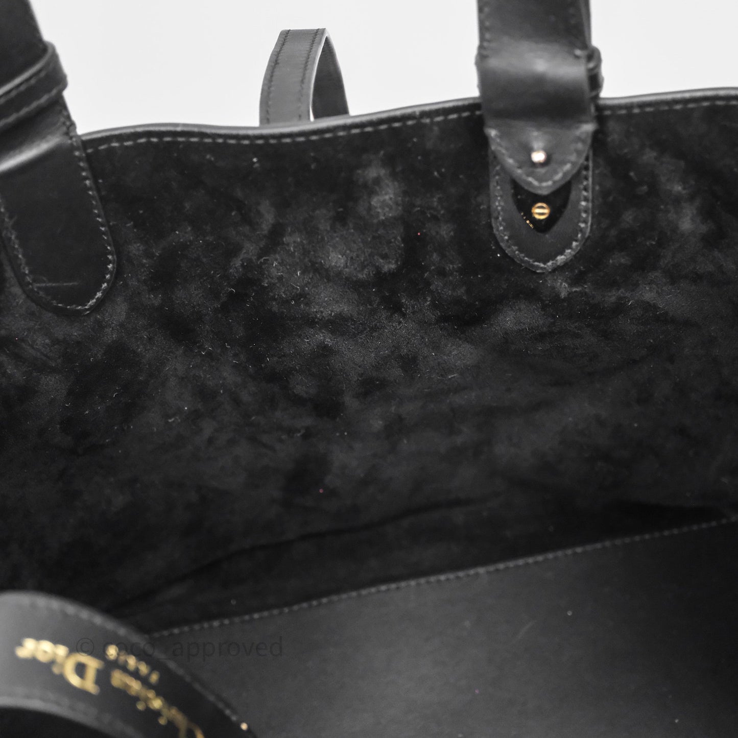 Christian Dior Medium Dior Toujours Bag Black Macrocannage Calfskin