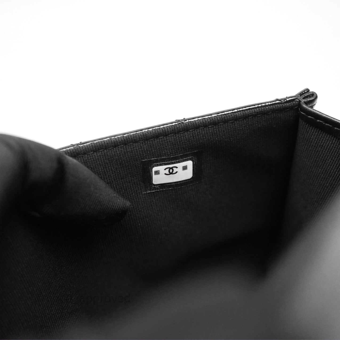 Chanel Quilted Clutch With Chain Black Gold Hardware
