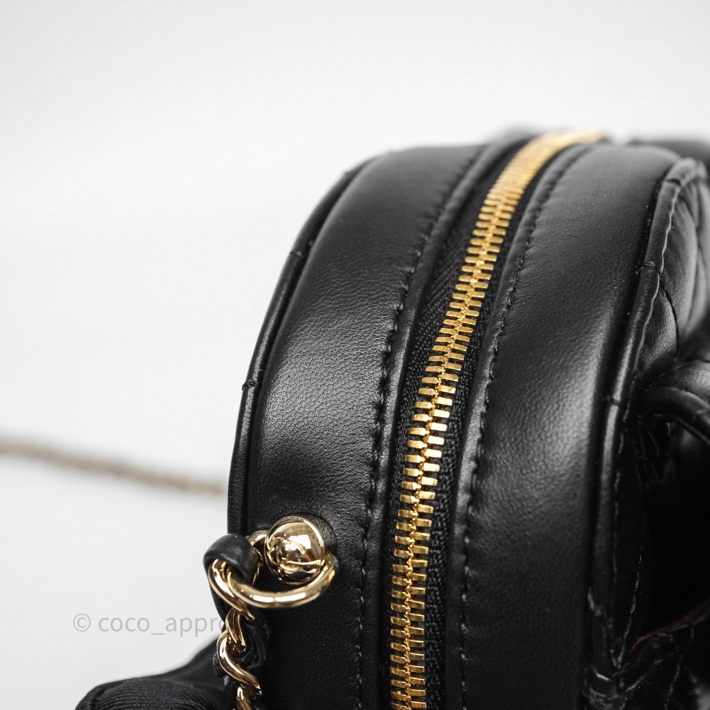 Chanel Large Heart Bag Black Lambskin Gold Hardware 22S