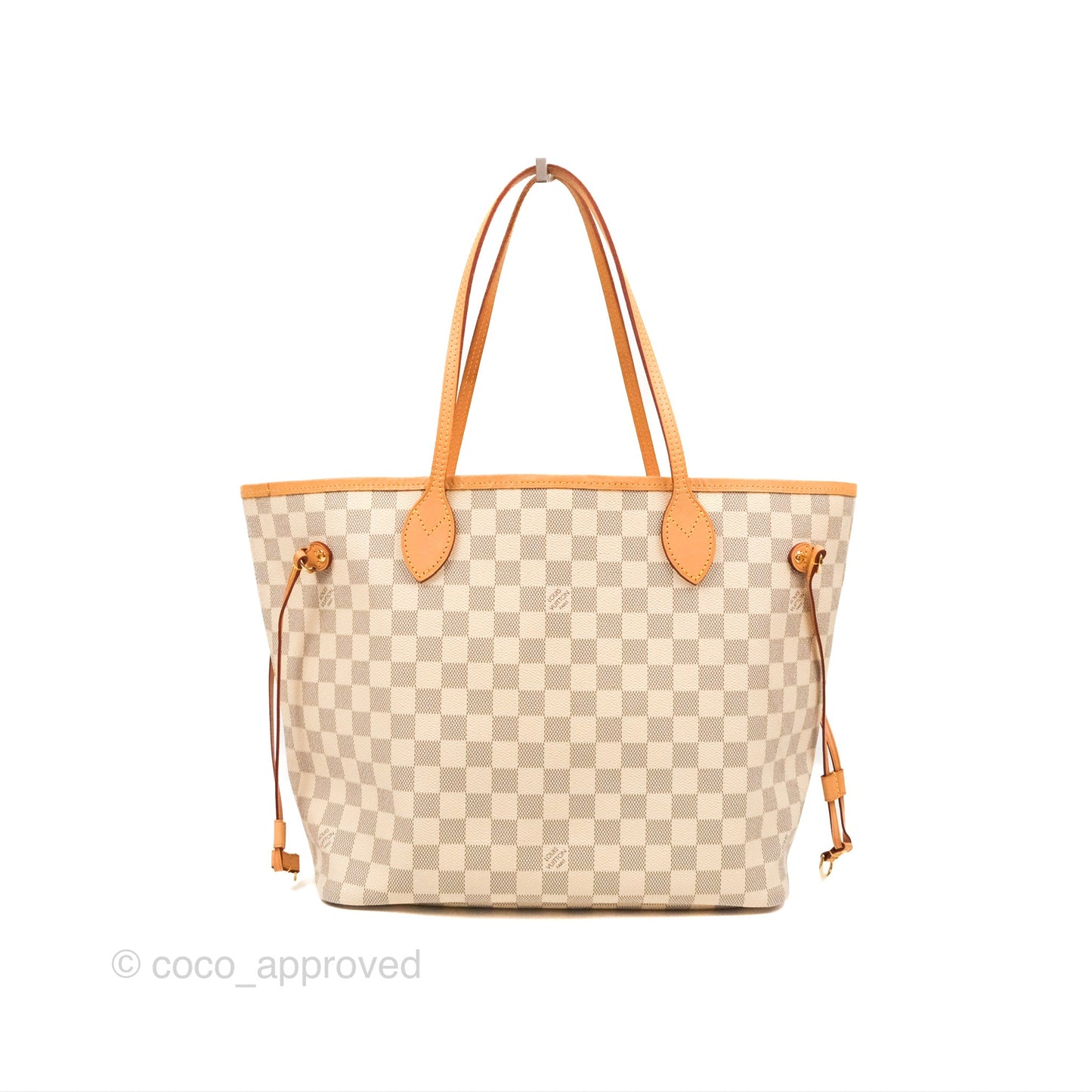 Louis Vuitton Neverfull MM Damier Azur Canvas Tote Bag