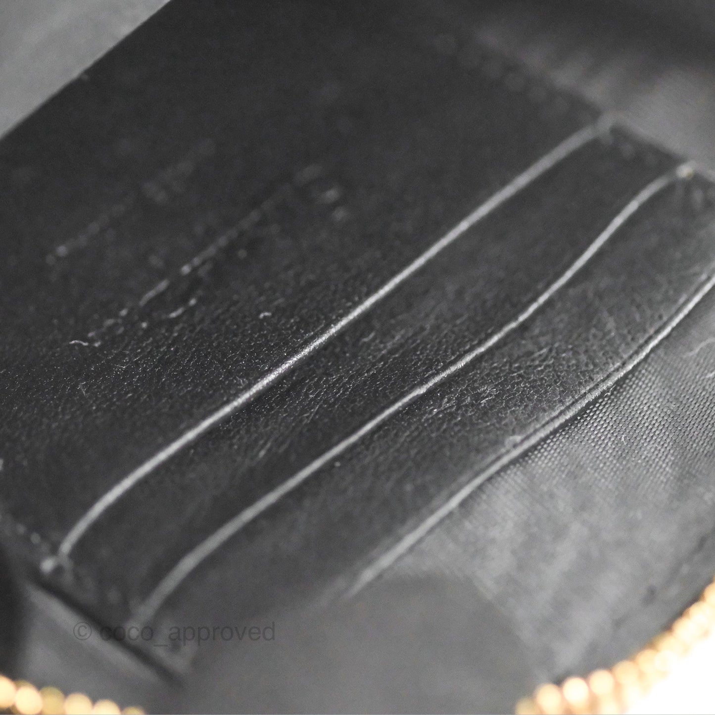 Christian Dior Lady Dior Phone Holder Black Cannage Lambskin