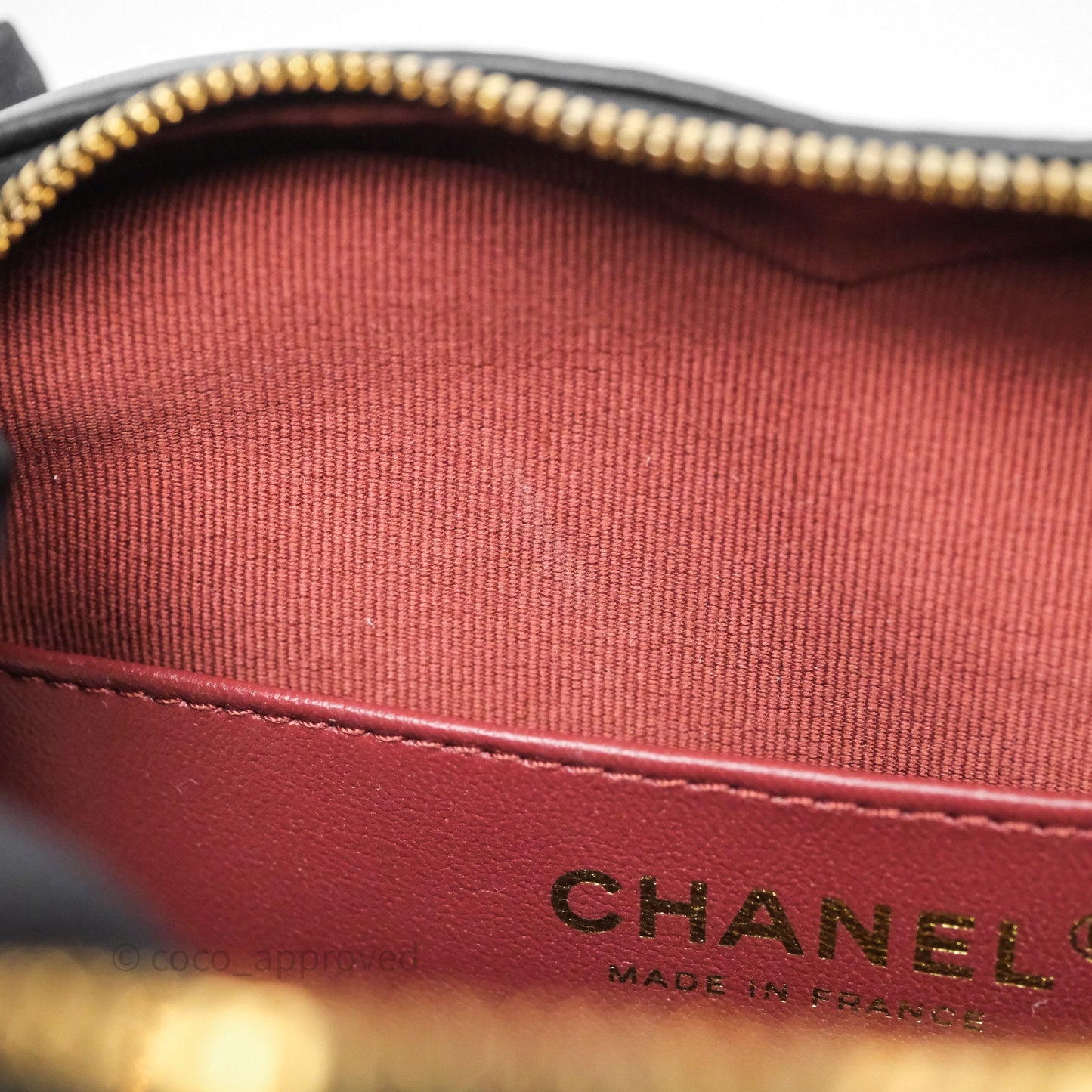Chanel Large Heart Bag Black Lambskin Gold Hardware 22S