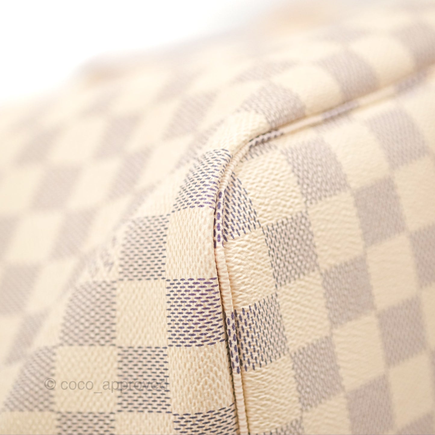 Louis Vuitton Neverfull MM Damier Azur Canvas Tote Bag