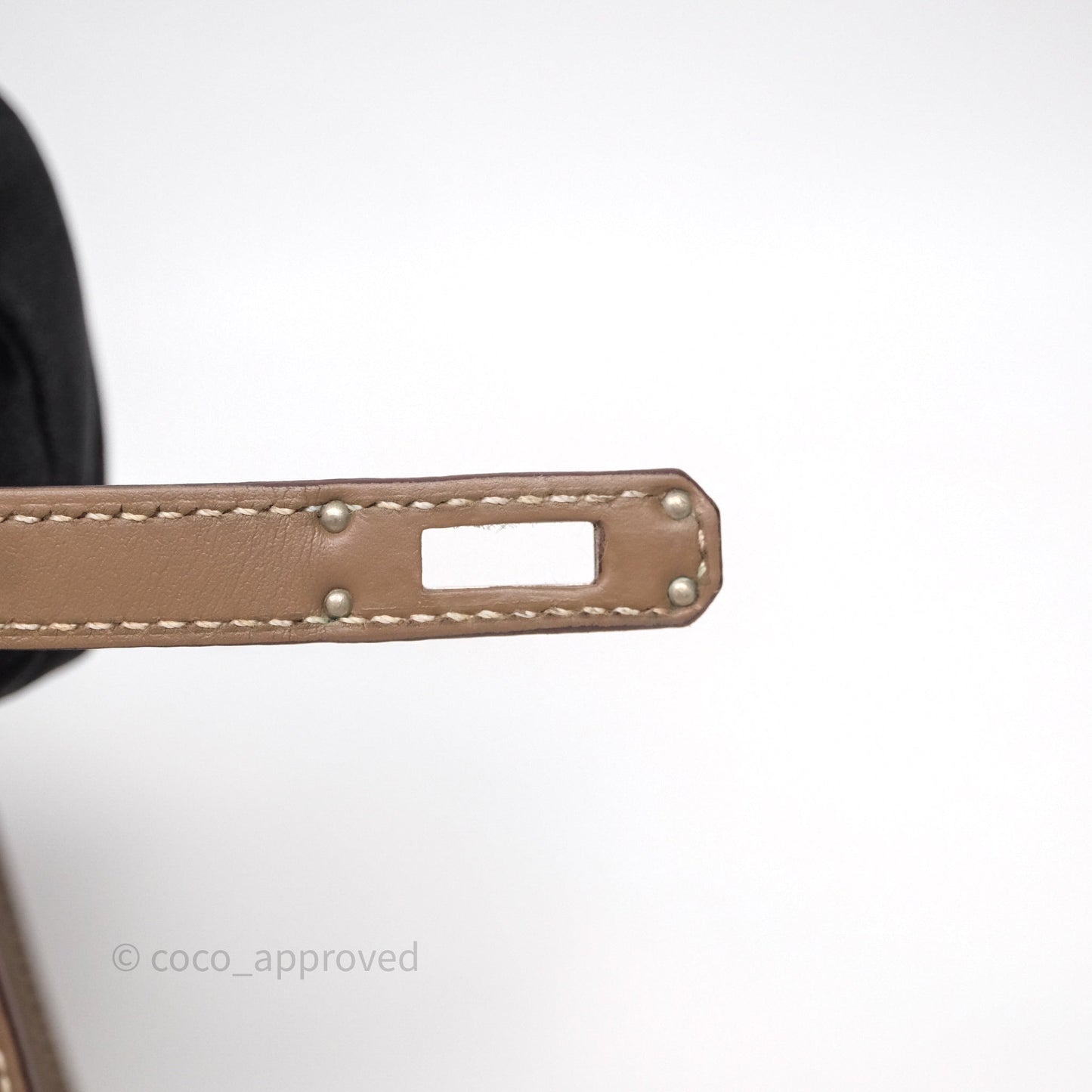 Hermès Kelly Pochette Clutch Etoupe 18 Swift Palladium Hardware