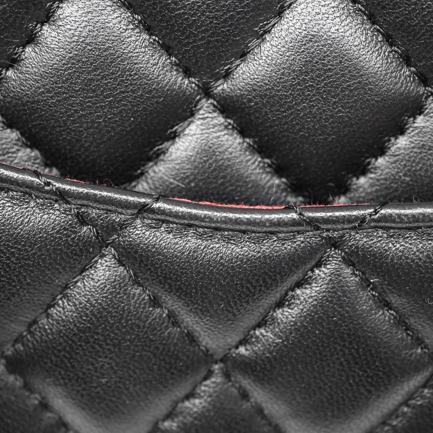 Chanel Large Heart Bag Black Lambskin Gold Hardware 22S