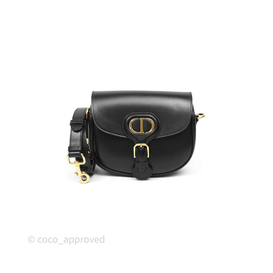 Christian Dior Small Bobby Bag Black Box Calfskin