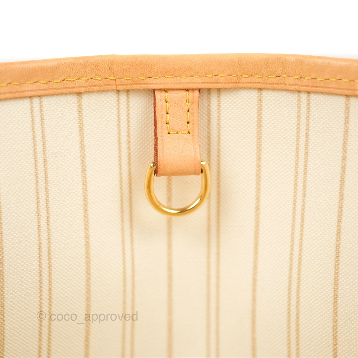 Louis Vuitton Neverfull MM Damier Azur Canvas Tote Bag