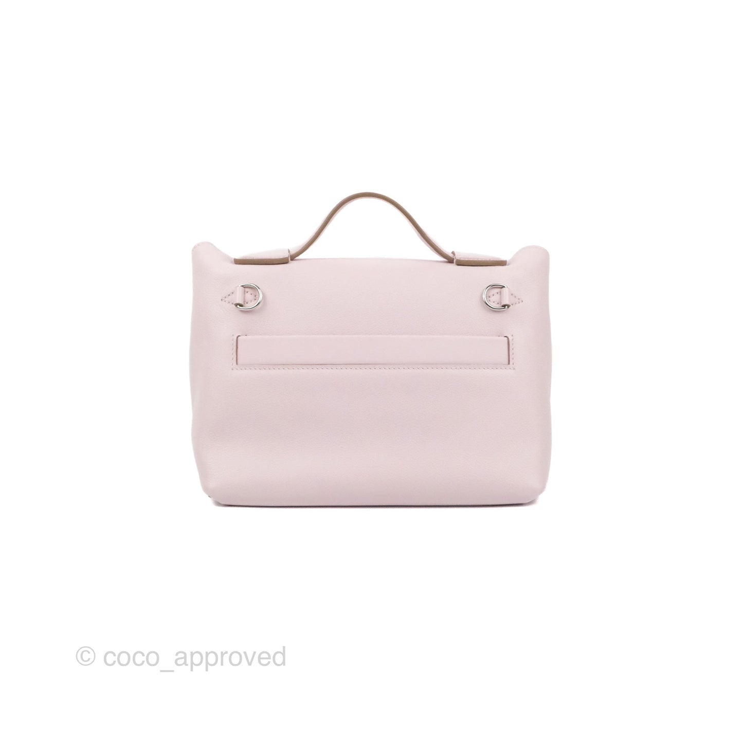Hermès 24/24 21 Mini Mauve Pale Evercolor Palladium Hardware