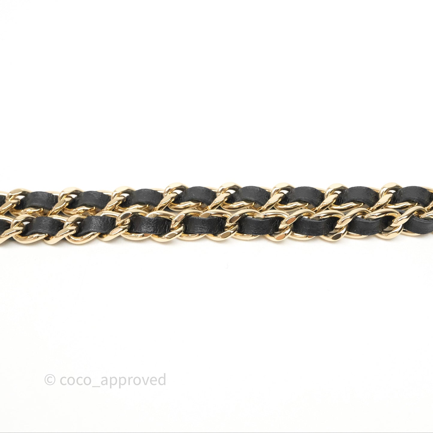 Chanel Quilted Clutch With Chain Black Gold Hardware