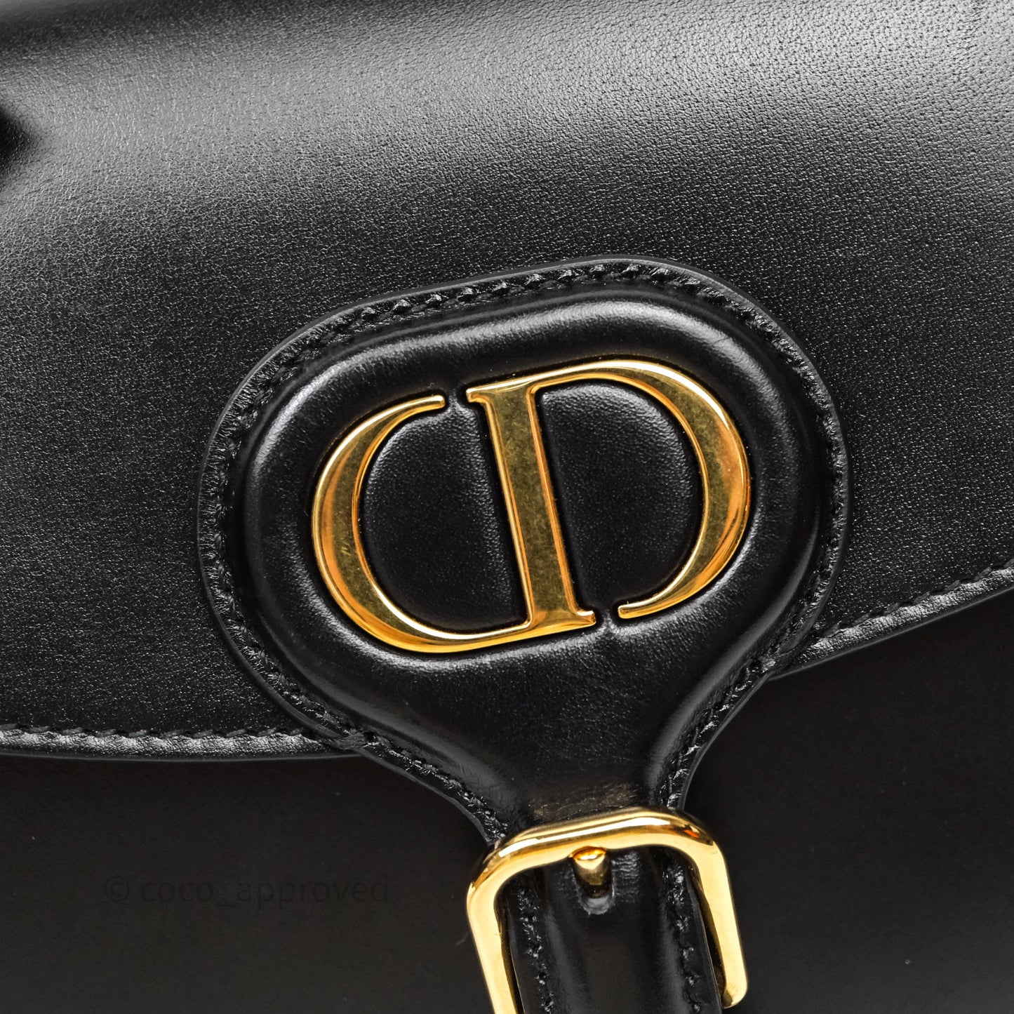 Christian Dior Small Bobby Bag Black Box Calfskin