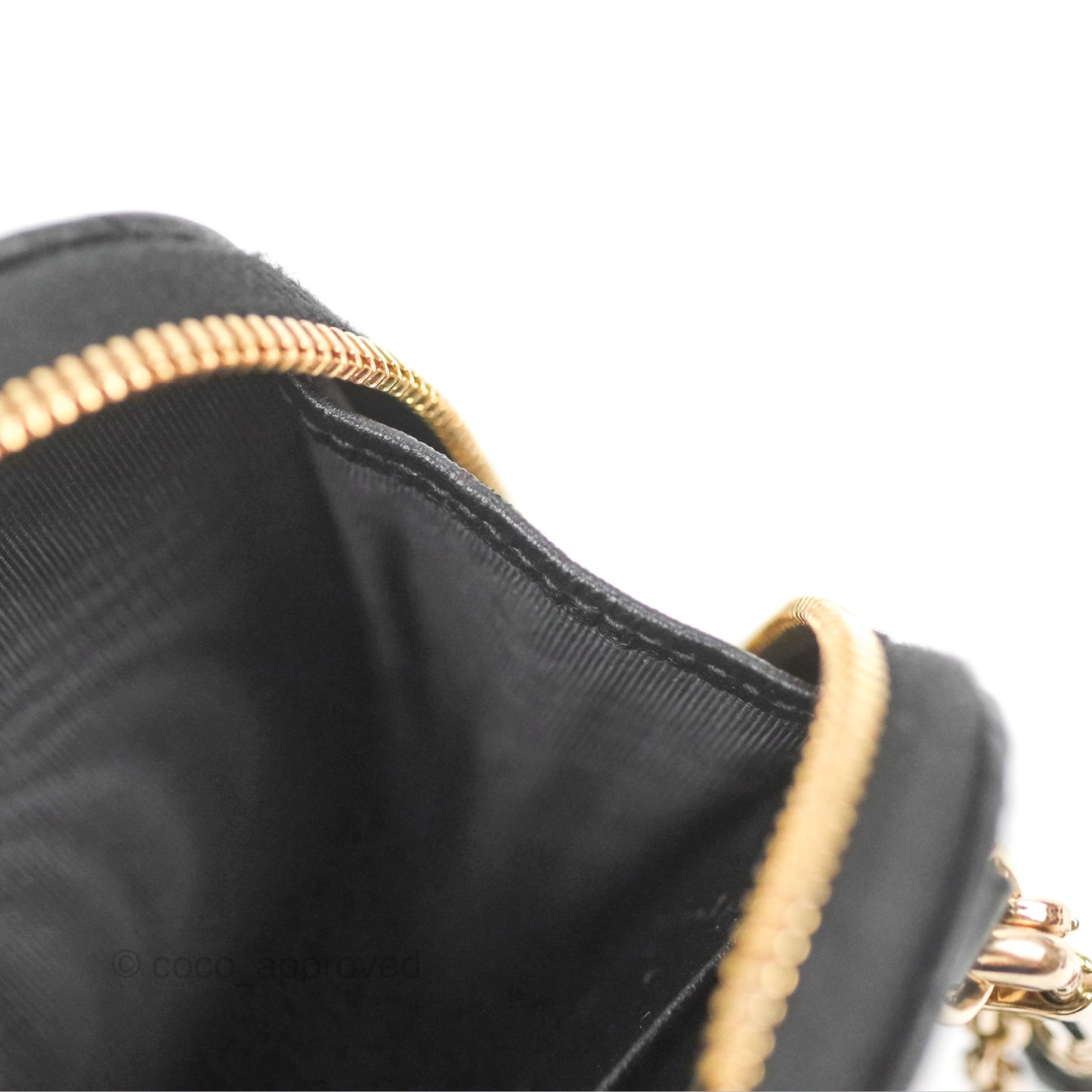 Christian Dior Lady Dior Phone Holder Black Cannage Lambskin