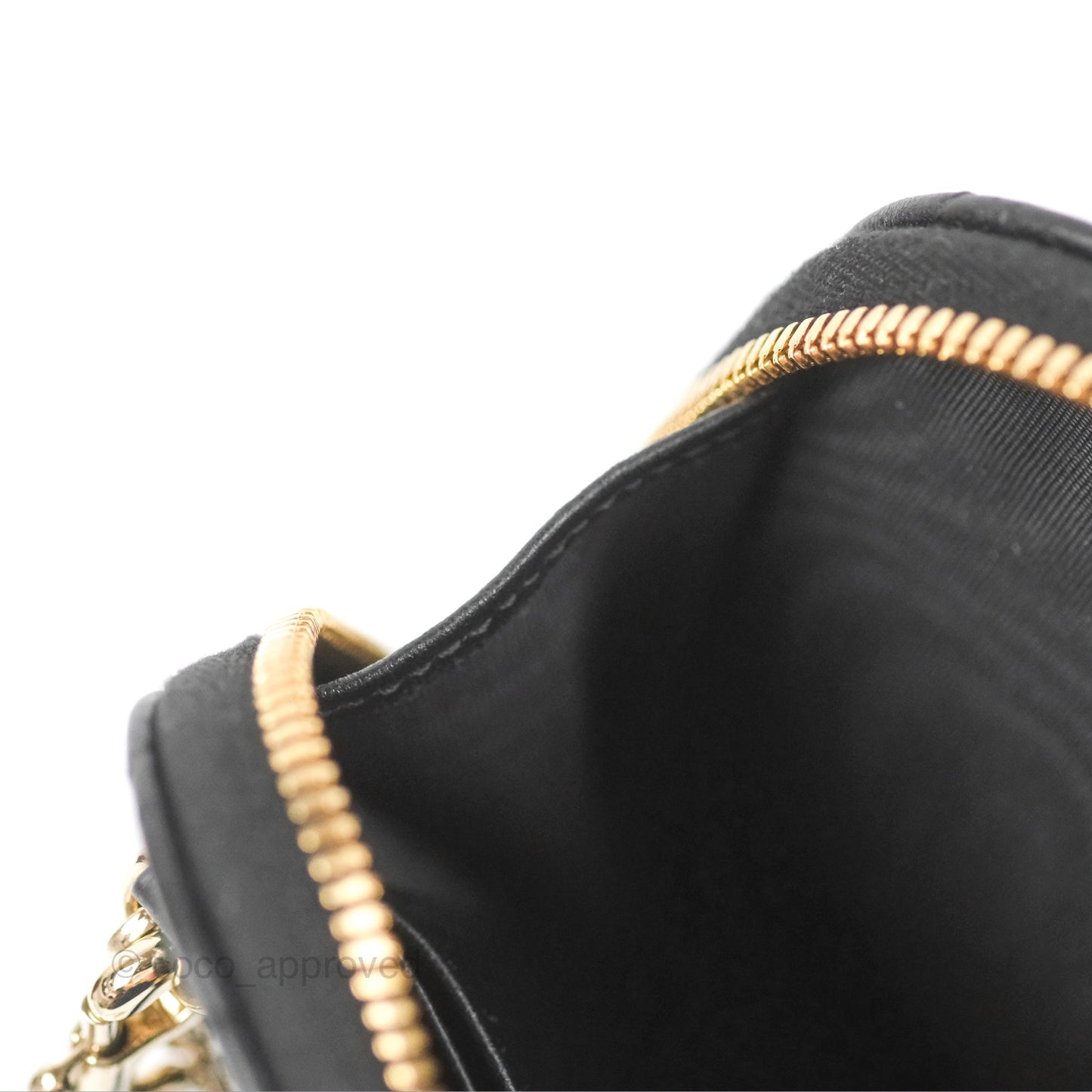 Christian Dior Lady Dior Phone Holder Black Cannage Lambskin