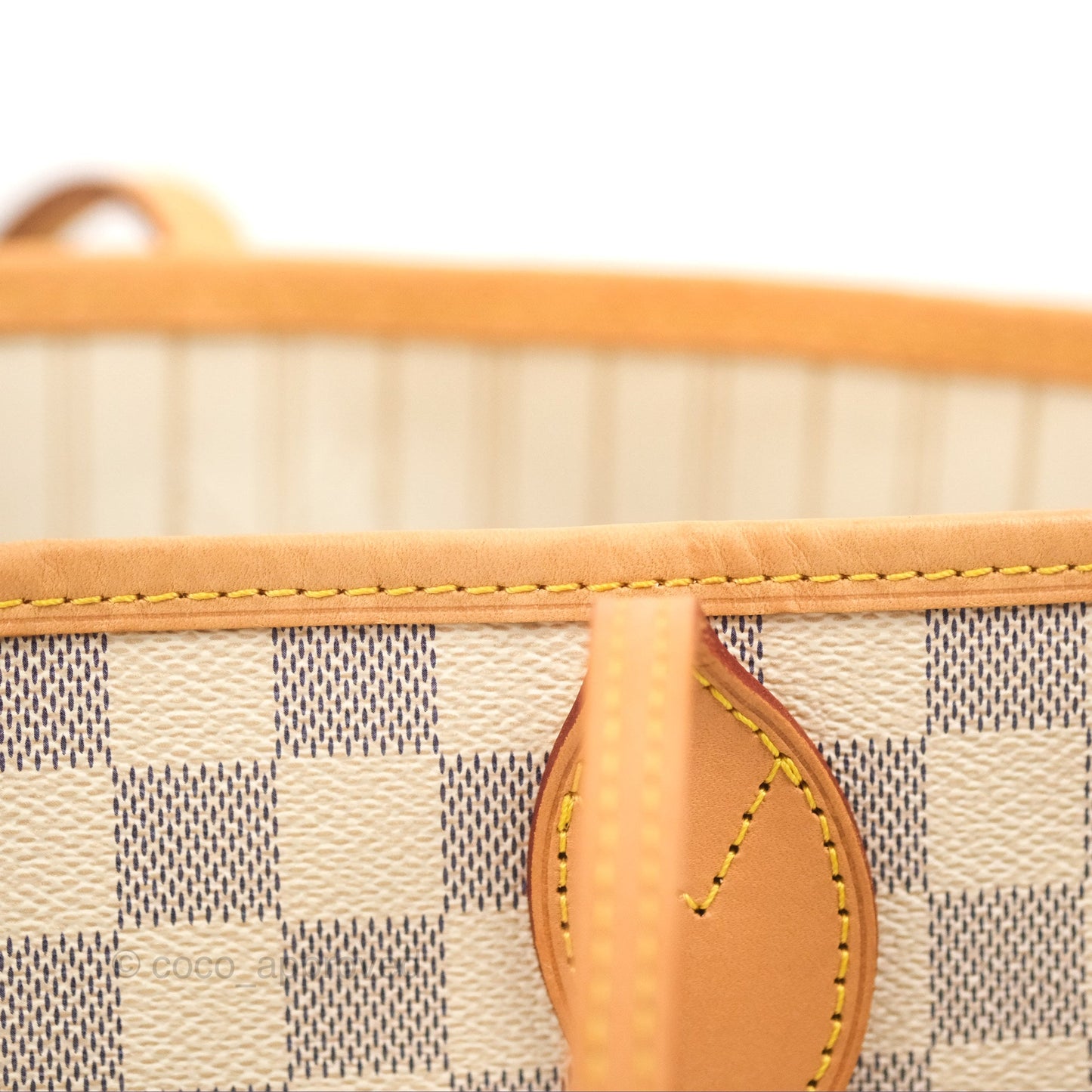 Louis Vuitton Neverfull MM Damier Azur Canvas Tote Bag