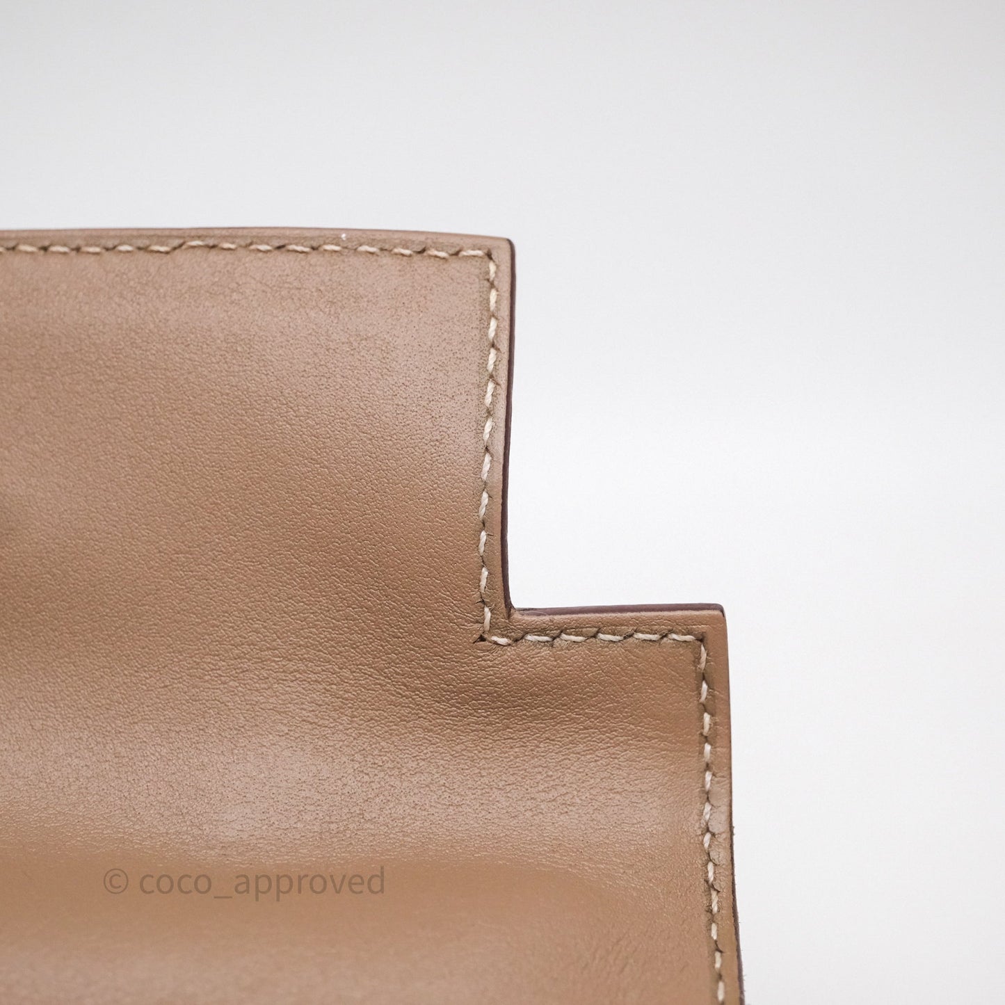 Hermès Kelly Pochette Clutch Etoupe 18 Swift Palladium Hardware