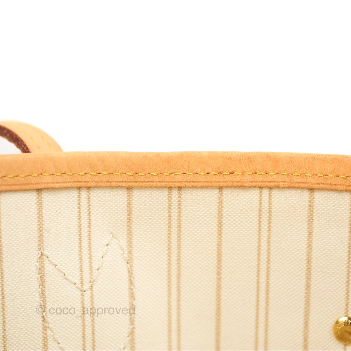 Louis Vuitton Neverfull MM Damier Azur Canvas Tote Bag