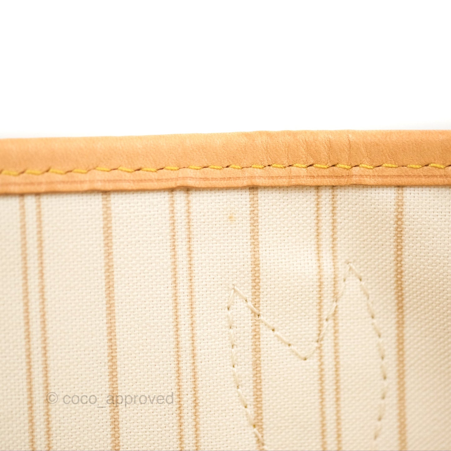 Louis Vuitton Neverfull MM Damier Azur Canvas Tote Bag