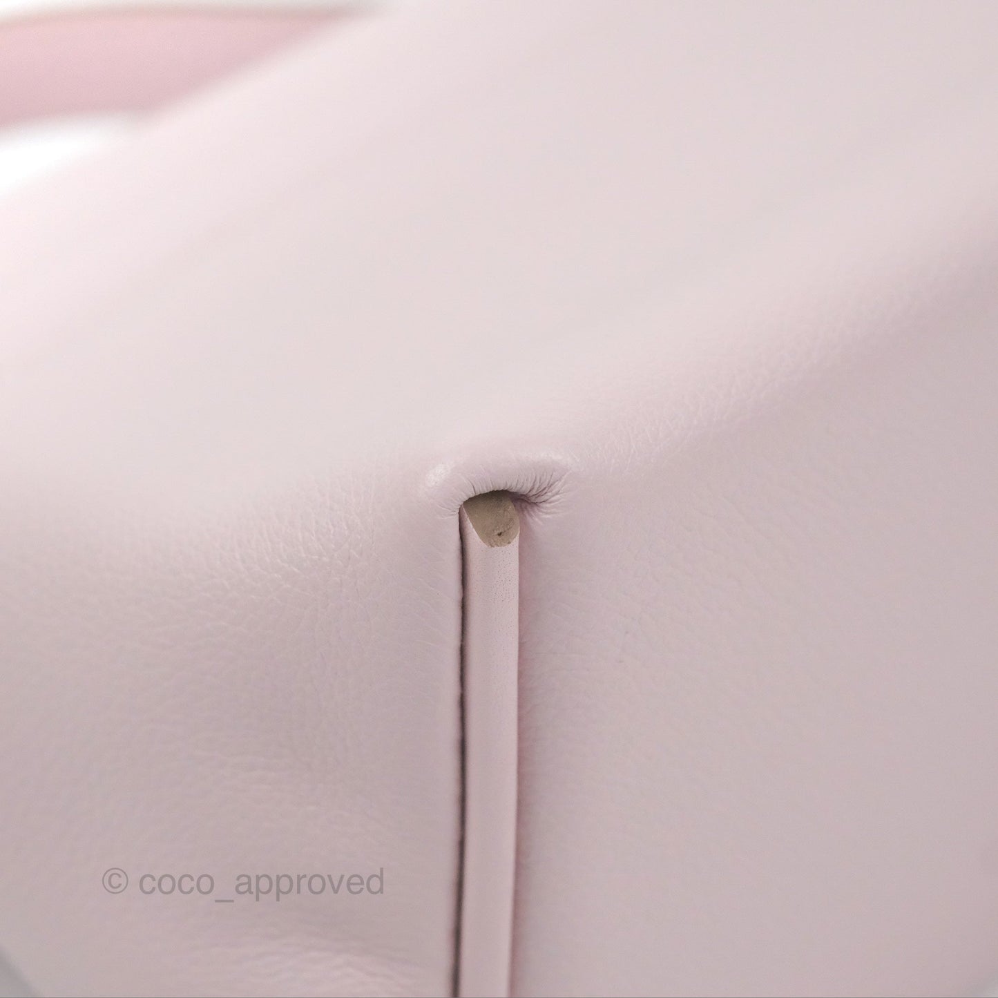 Hermès 24/24 21 Mini Mauve Pale Evercolor Palladium Hardware