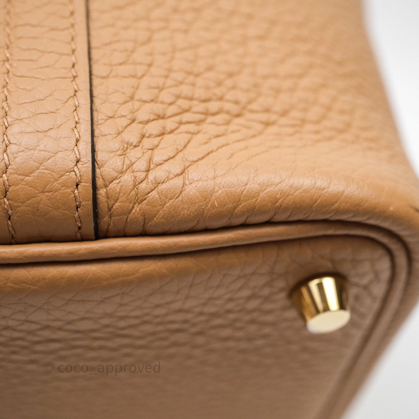 Hermès Picotin Lock 18 Chai 0M Taurillon Clemence Gold Hardware