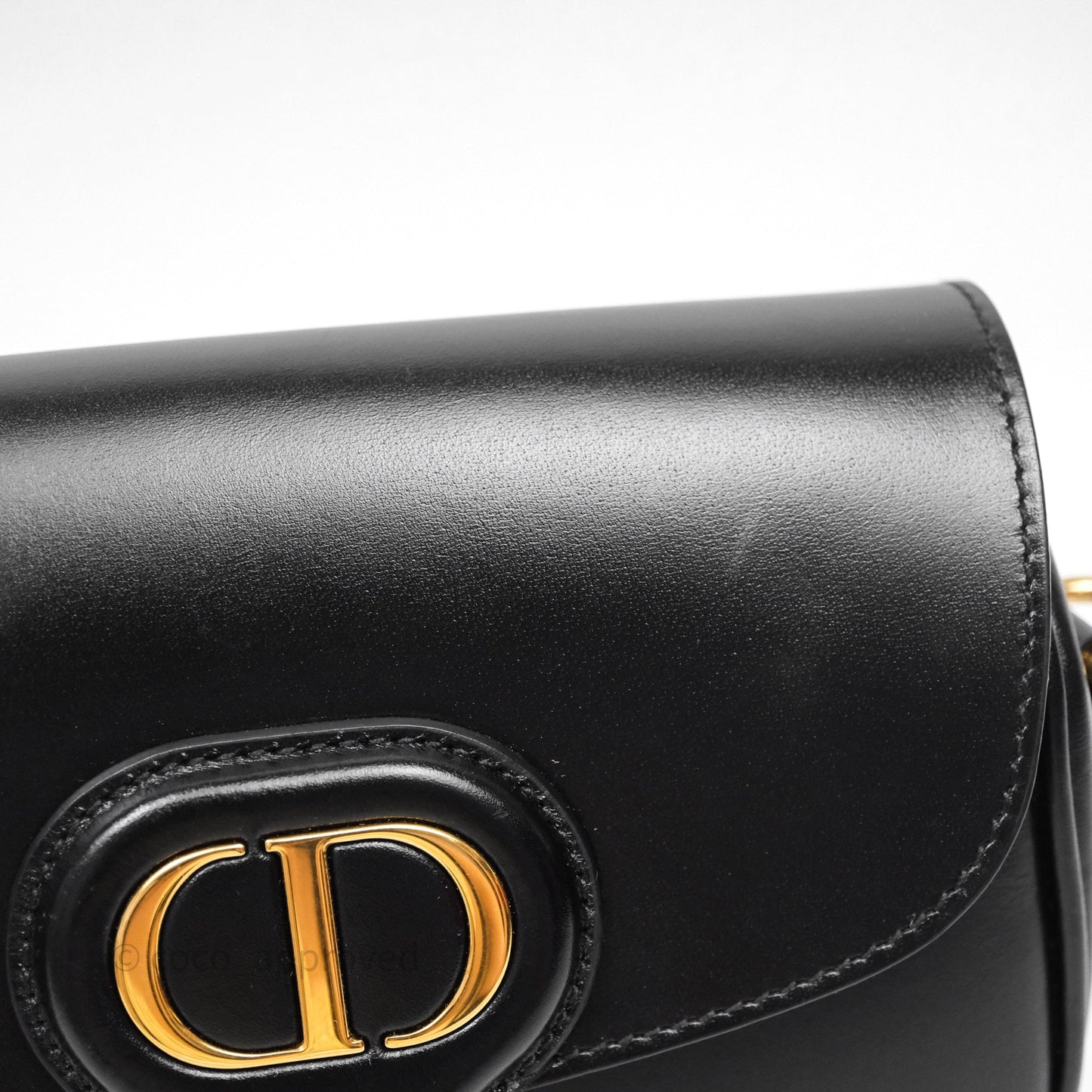 Christian Dior Small Bobby Bag Black Box Calfskin