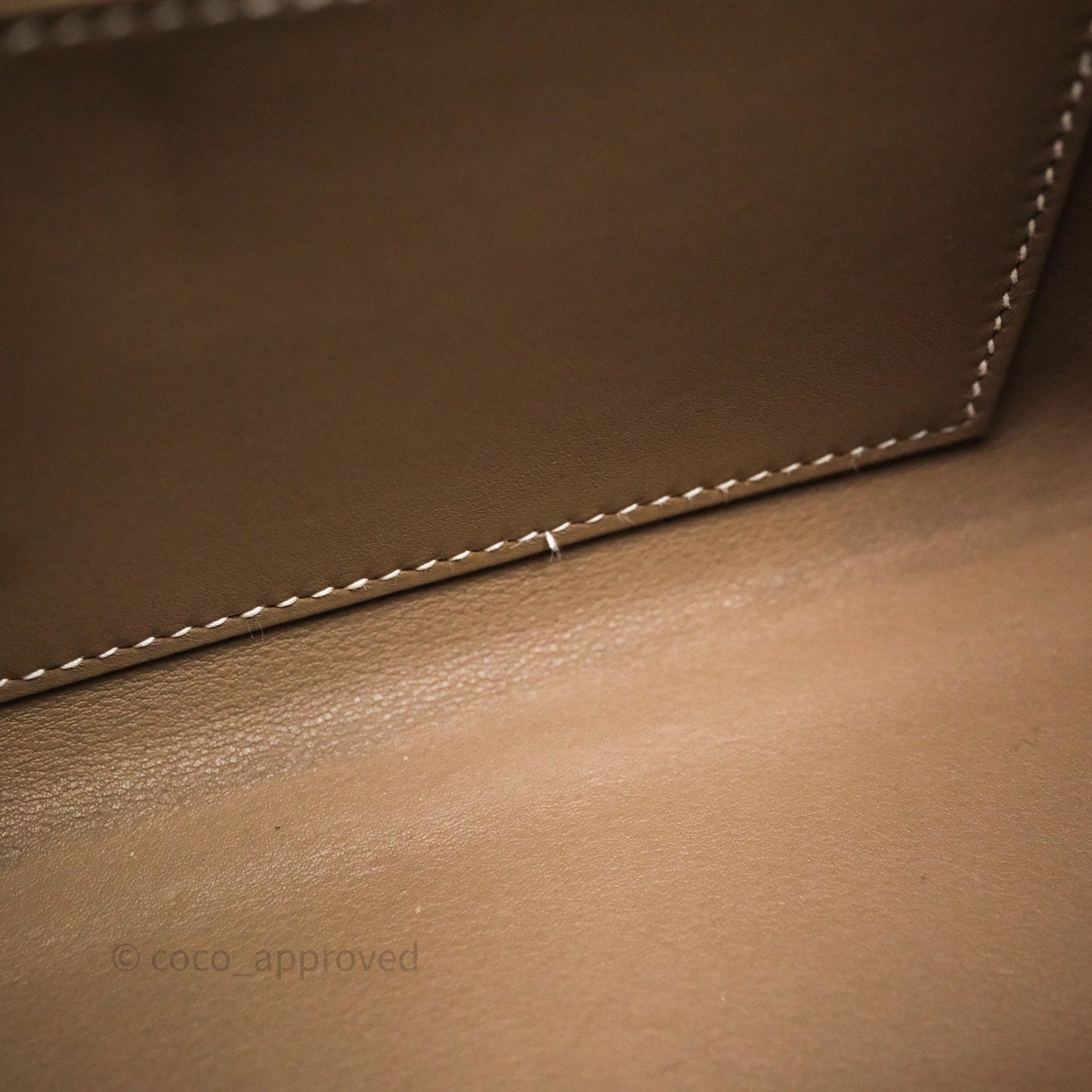 Hermès Kelly Pochette Clutch Etoupe 18 Swift Palladium Hardware