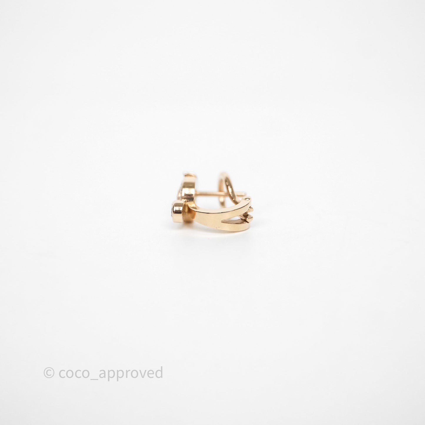 Chanel Eternal N°5 Single Earring 18K Beige Gold Diamonds