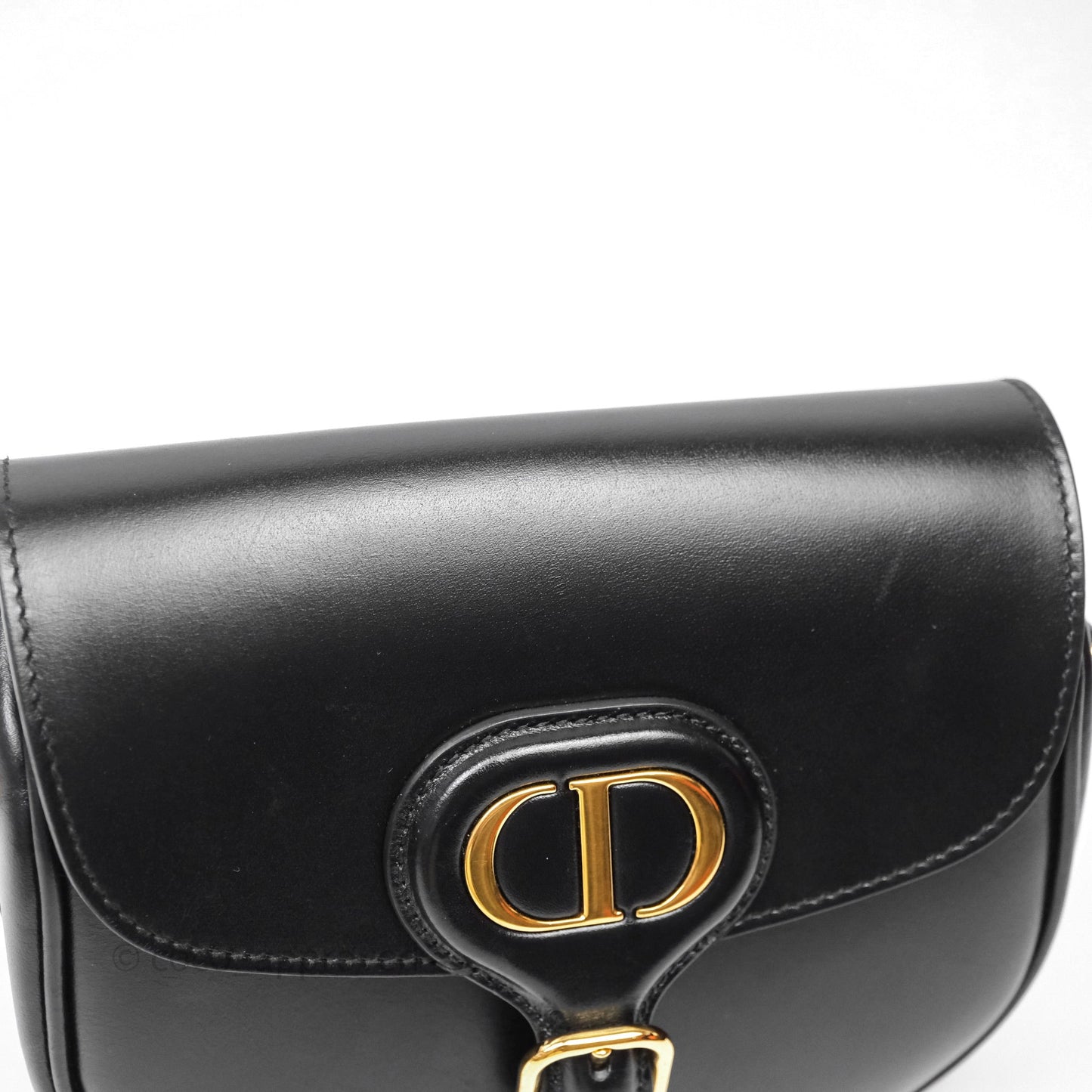 Christian Dior Small Bobby Bag Black Box Calfskin