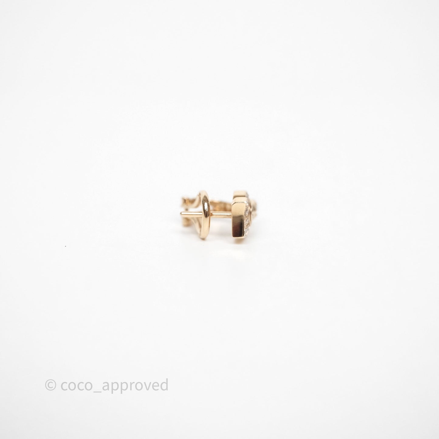 Chanel Eternal N°5 Single Earring 18K Beige Gold Diamonds