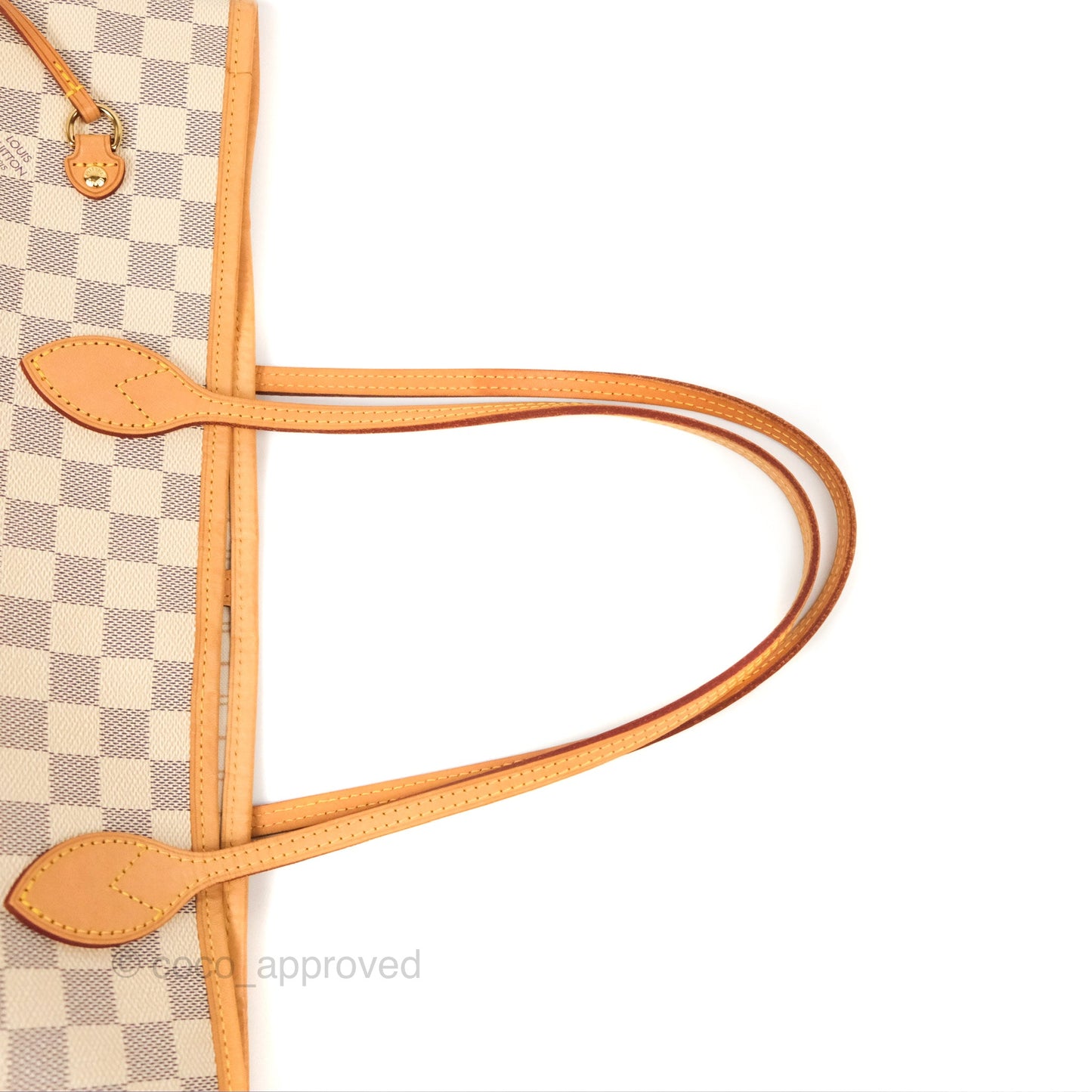 Louis Vuitton Neverfull MM Damier Azur Canvas Tote Bag