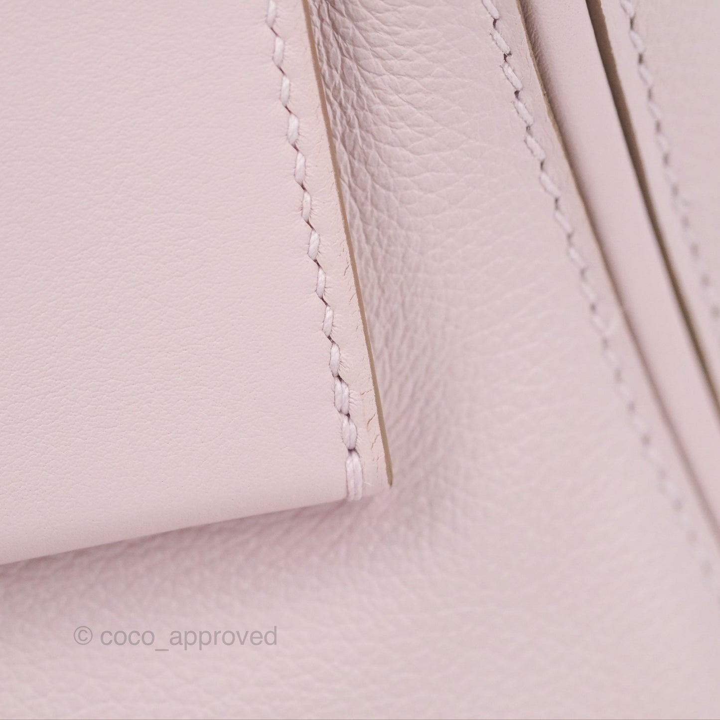Hermès 24/24 21 Mini Mauve Pale Evercolor Palladium Hardware