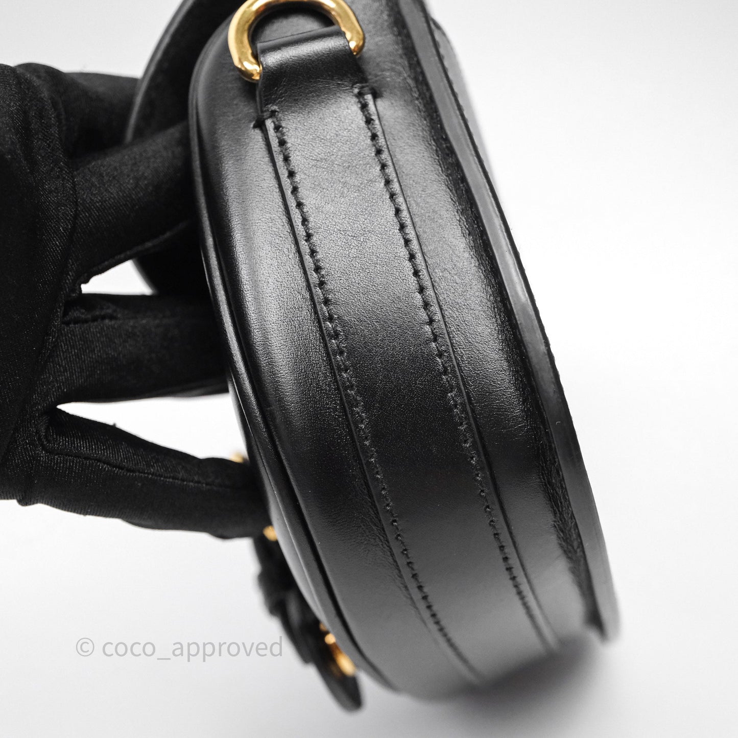 Christian Dior Small Bobby Bag Black Box Calfskin