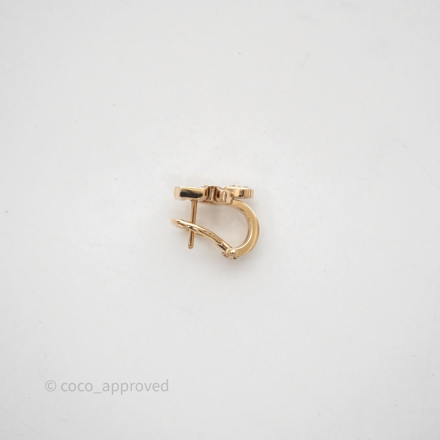 Chanel Eternal N°5 Single Earring 18K Beige Gold Diamonds